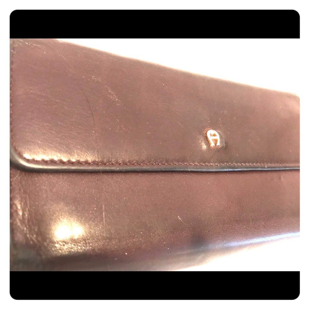 Vintage Etienne Aigner Burgundy Wallet